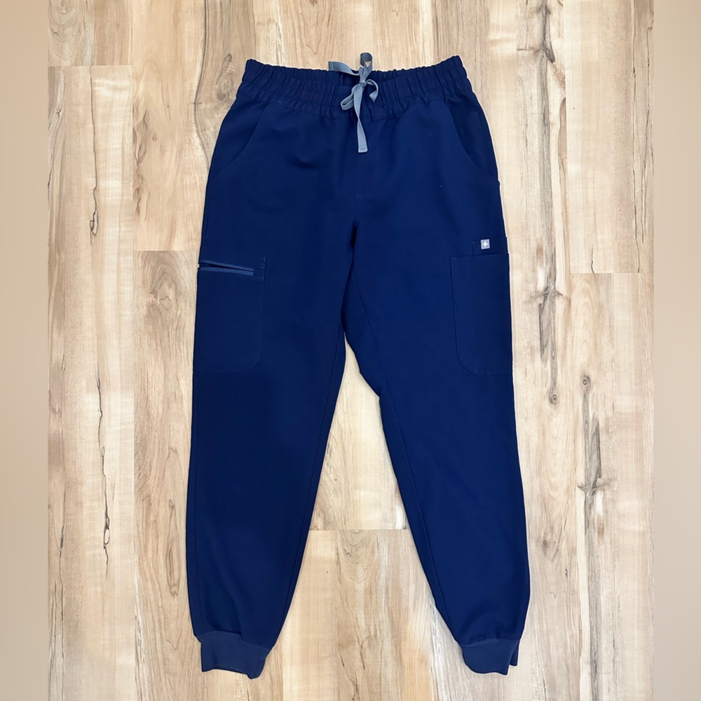 FIGS Uman Scrub Pants SMALL Navy